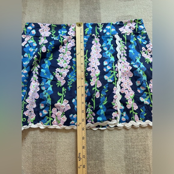 Lilly Pulitzer Jarvey Foxglove Floral Skort (Size 10) - Picture 10 of 10